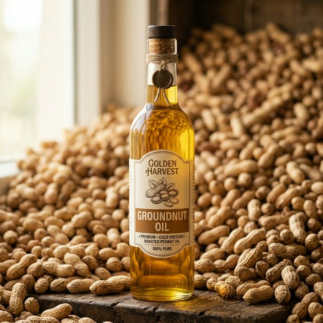 Groundnut Oil, Cold-Pressed